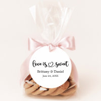 Calligraphy Heart Love Is Sweet Wedding