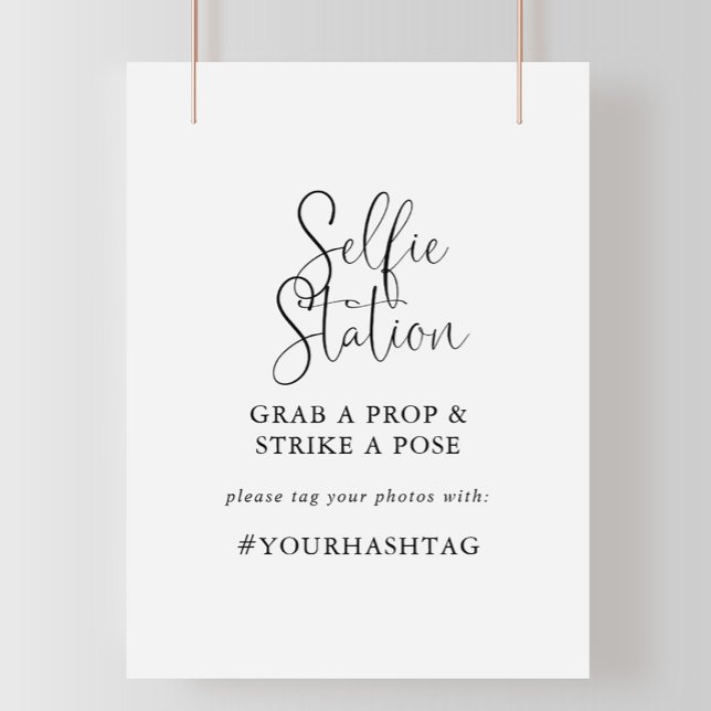 Calligraphy Love Fancy Script Selfie Station Sign (Creator Uploaded)