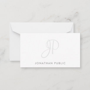 Calligraphy Monogram Simple Template Minimalist