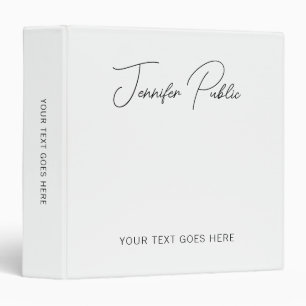 Calligraphy Name Add Script Text Logo Here Binder