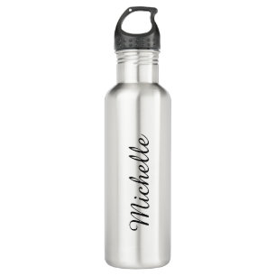 Calligraphy Name Creative Trendy White 710 Ml Water Bottle