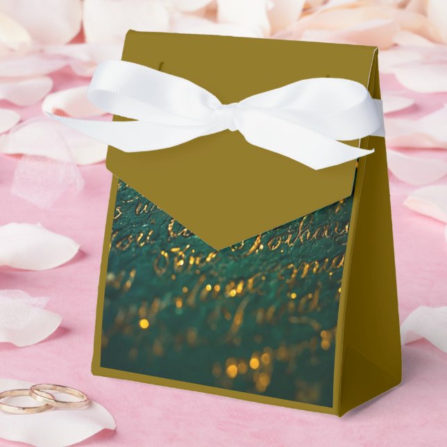 Calligraphy of the Unknown Favor Box (Wedding)