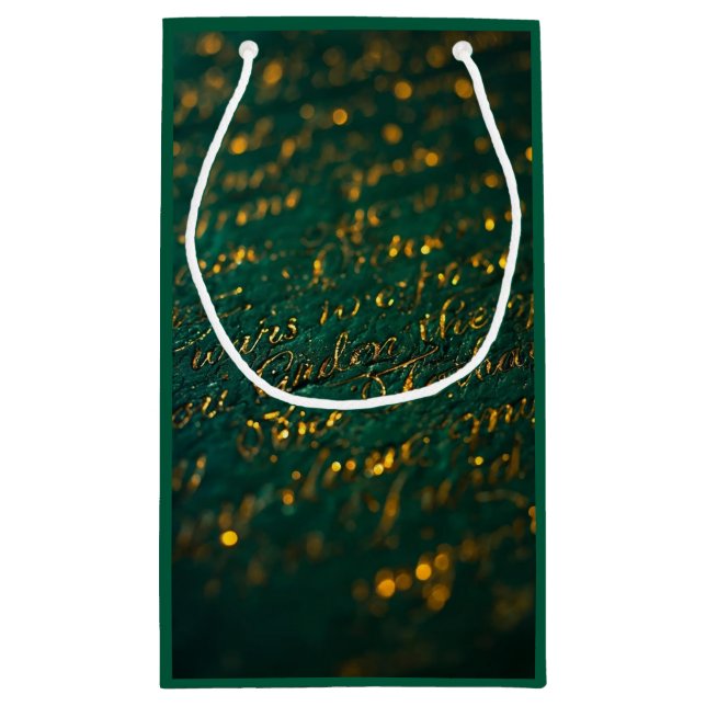 Calligraphy of the Unknown Small Gift Bag (Back)