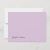Calligraphy Pastel Thistle Pink Personalized Name