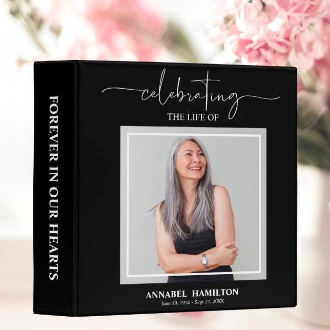 Calligraphy Photo Memorial Remembrance Binder (Creator Uploaded)