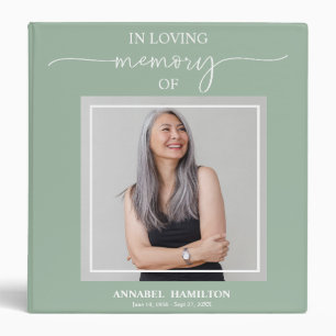 Calligraphy Photo Memorial Remembrance Books  3 Ri Binder