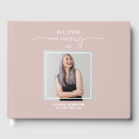 Calligraphy Photo Memorial Remembrance Guest Book