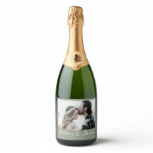Calligraphy Photo Sage Green Wedding Party