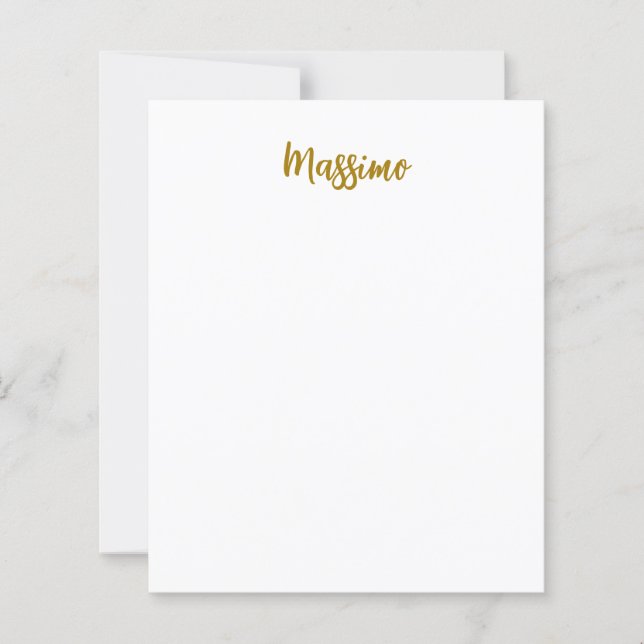 Calligraphy Professional Elegant Gold Colour (Front)