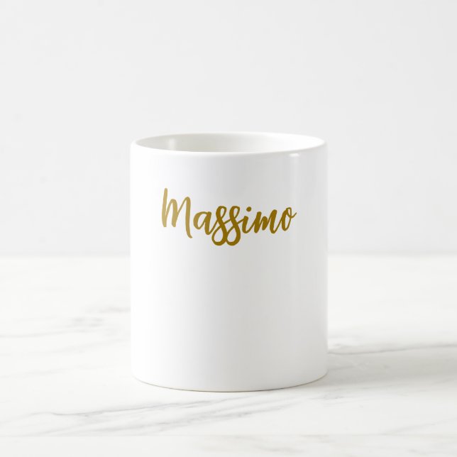 Calligraphy Professional Elegant Gold Colour Coffee Mug (Center)