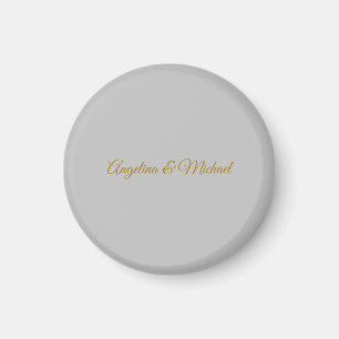 Calligraphy Professional Elegant Gold Colour Magnet