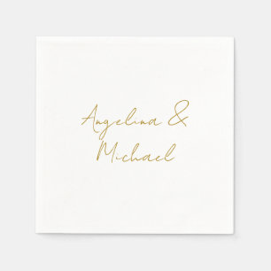 Calligraphy Professional Elegant Gold Colour Napkin