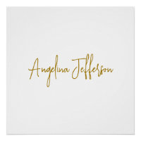 Calligraphy Professional Elegant Gold Colour