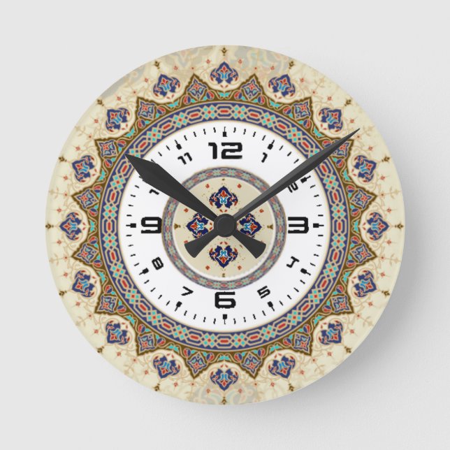 Calligraphy  round clock (Front)