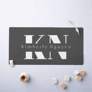 calligraphy script Name Desk Mat