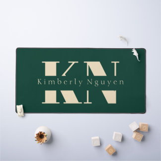 calligraphy script Name Desk Mat