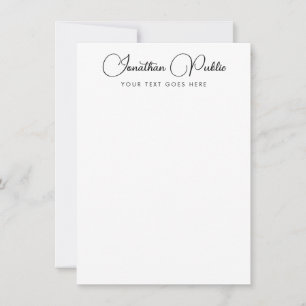 Calligraphy Script Name Modern Template Vertical