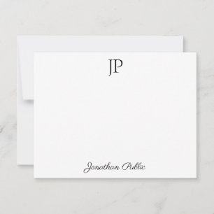 Calligraphy Script Text Stylish Monogram Template