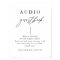 Calligraphy Wedding Telephone Guestbook Sign