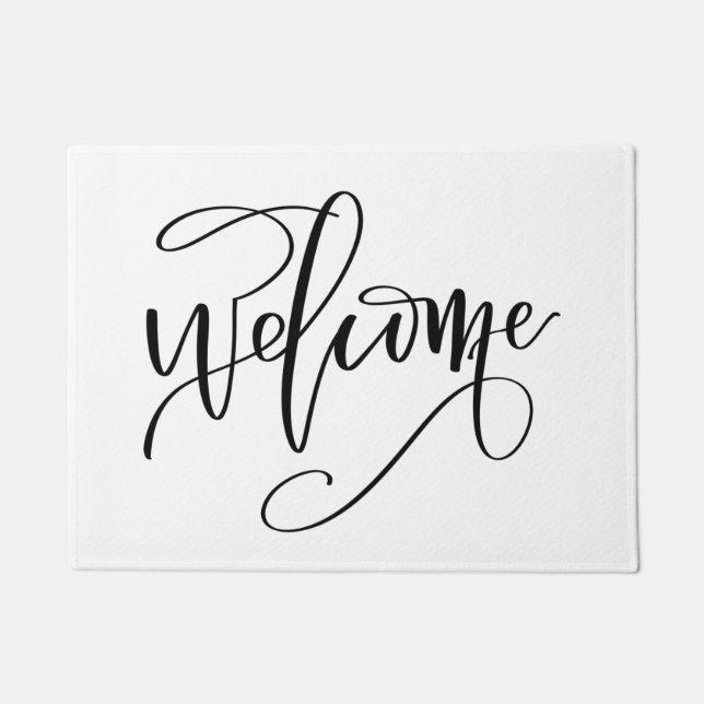 Calligraphy Welcome Mat (Front)