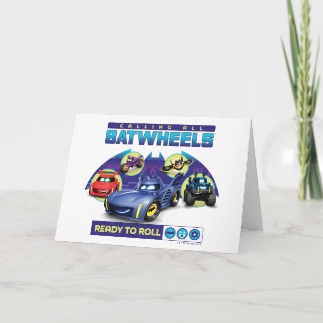 Calling all Batwheels™ - Ready to Roll Card (Front)