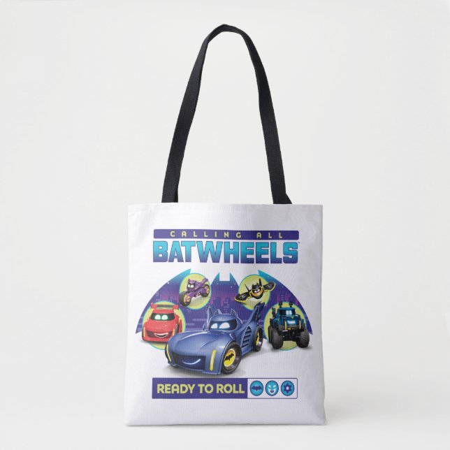 Calling all Batwheels™ - Ready to Roll Tote Bag (Front)