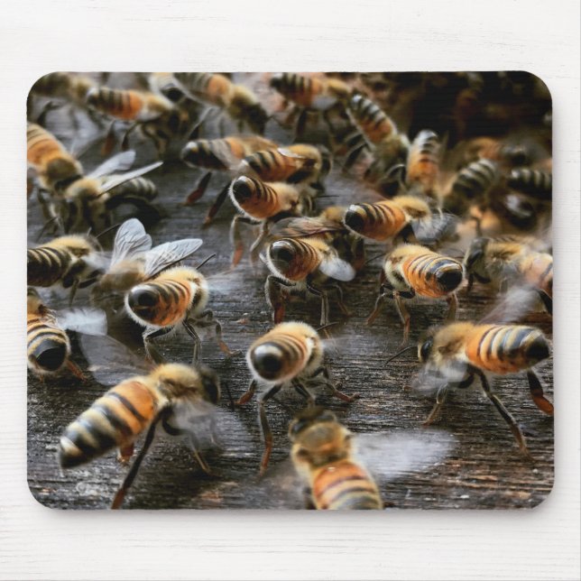 Calling All Bees Mouse Pad (Front)