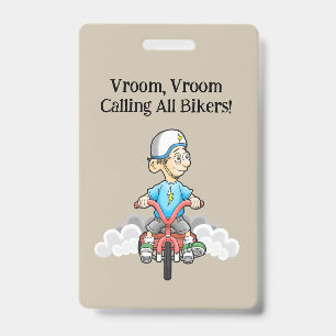 Calling All Bikers Badge