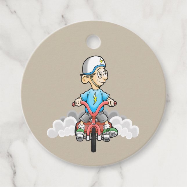 Calling All Bikers Favour Tags (Front)