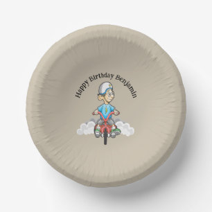 Calling All Bikers Paper Plate