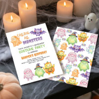 Calling All Monsters Kids Costume Party Birthday