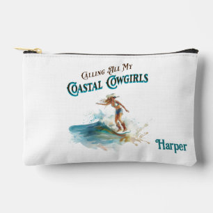 Calling All My Coastal Cowgirls Cosmetics Bag