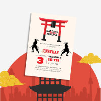 Calling All Ninjas Tori Japanese Birthday