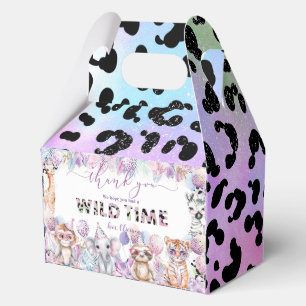 Calling All Party Animals Jungle Safari Birthday Favor Box