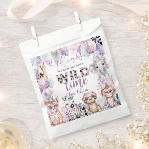 Calling All Party Animals Jungle Safari Birthday Favour Bag