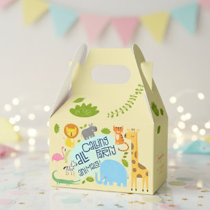 Calling all party animals kids birthday party favor box