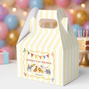 Calling All Party Animals Safari Birthday Favor Box