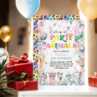 Calling All Party Animals Safari Jungle Birthday