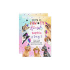 Calling All Party Pawty Animals Dogs Girl Birthday