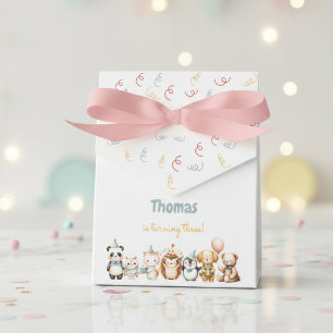 Calling all pawty animals birthday party favor box