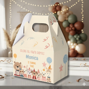 Calling all pawty animals birthday party favor box