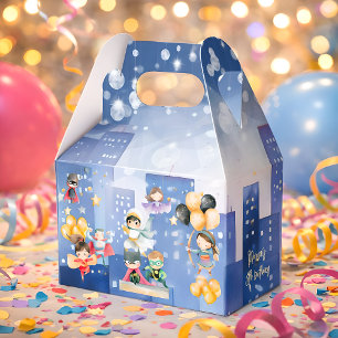 Calling all superheroes kids birthday favor box