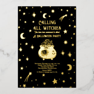 Calling All Witches Celestial Halloween Party