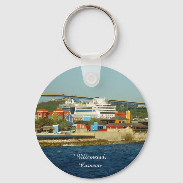 Calling at Curacao Keychain (Front)