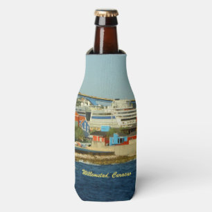 Calling at Curacao Souvenir Bottle Cooler