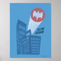Calling Batman Bat Symbol Graphic