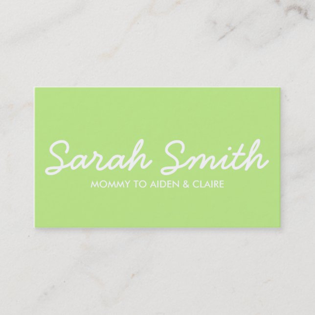 Calling Card (Front)