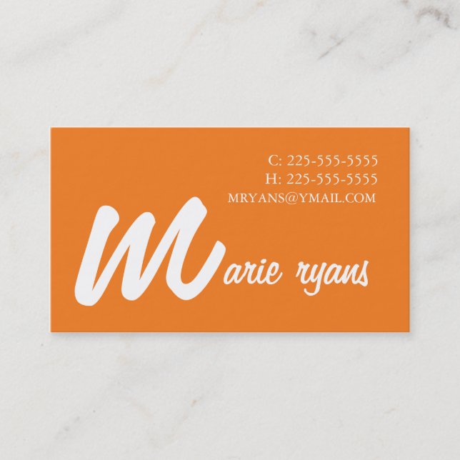 Calling Card (Front)