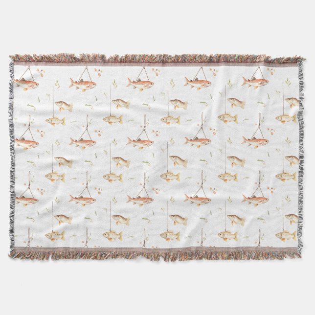 Calling Fishing A Hobby Is Like Calling Brain Throw Blanket (Front)