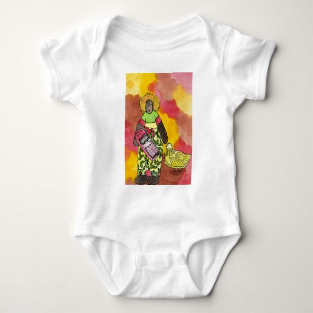 Calling Grandma Baby Bodysuit (Front)